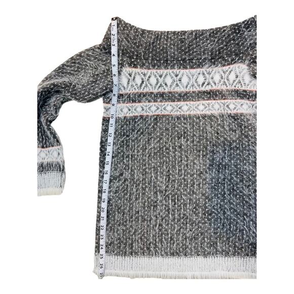 Anthropologie Sleeping on Snow Faroe Wool blend fuzzy sweater - Picture 11 of 13